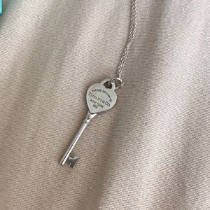 Never worn Tiffany’s Key Necklace